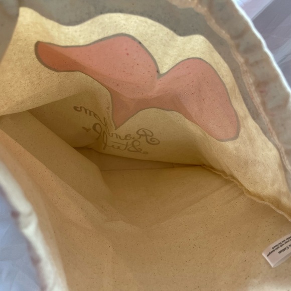 Brighton Random Stuff Drawstring Bag Canvas Travel Heart - Picture 11 of 12